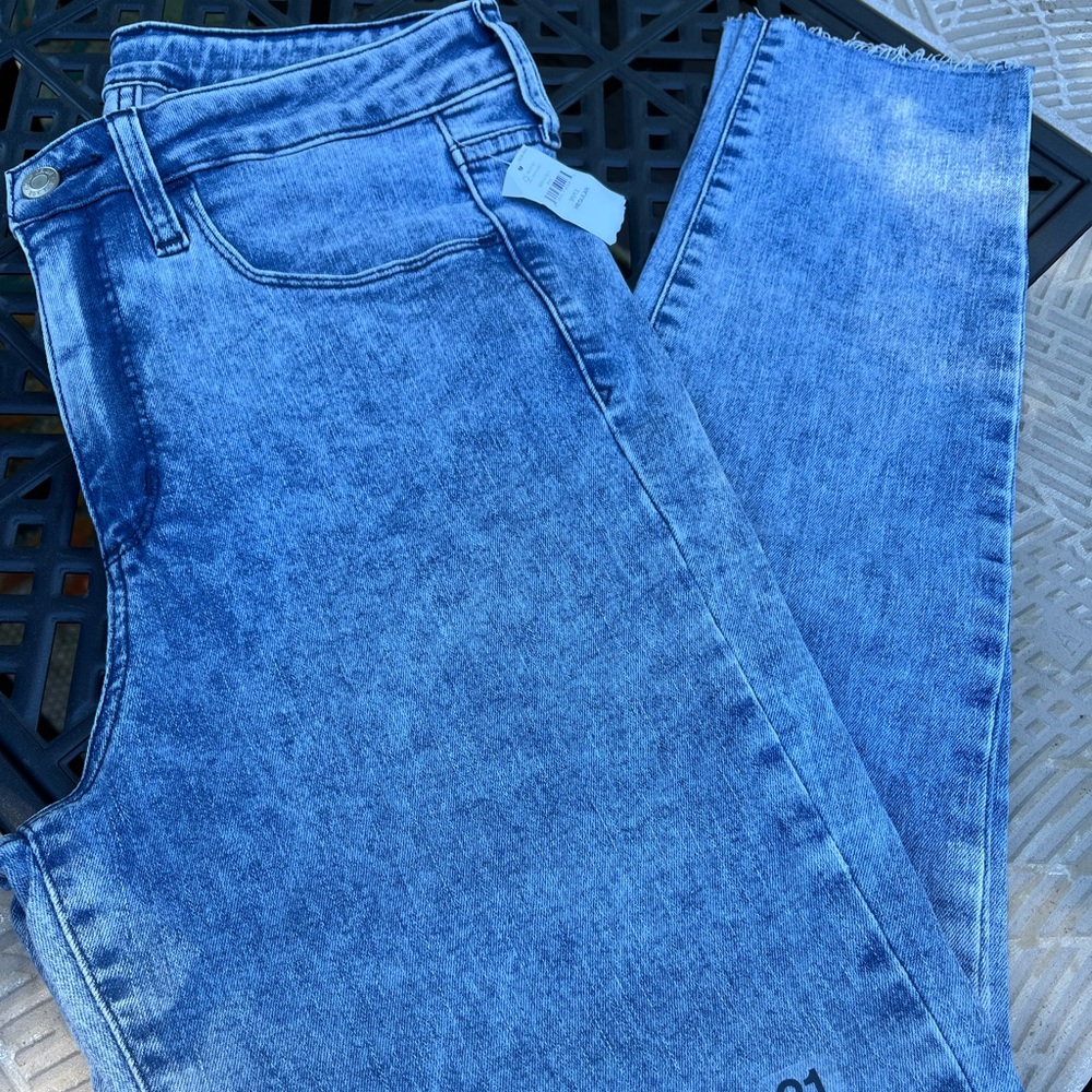 Gap High Waisted Acid Wash Universal Jeggjngs